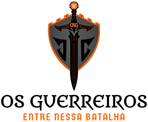 Logo com o nome da equipe Os Guerreiros.