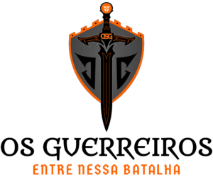 Logo com o nome da equipe Os Guerreiros.